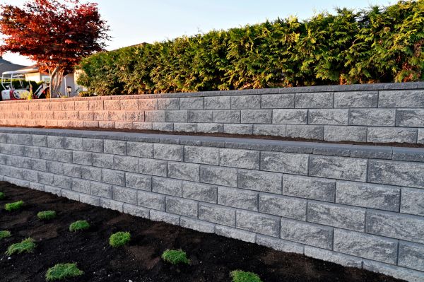 Concrete Retaining Wall Installation in Merced