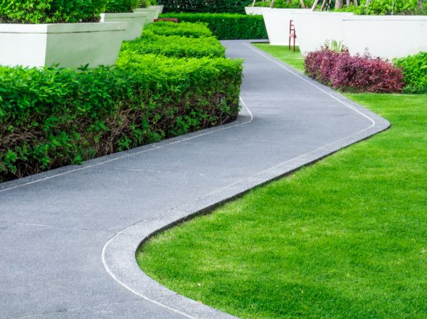 Walkway Curb Installation in Merced