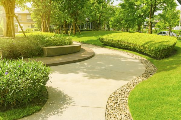 Cement Walkway Installation in Merced