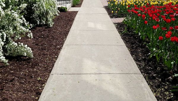 Cement Sidewalk Installation in Merced
