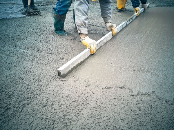 Cement Slab Installation in Merced