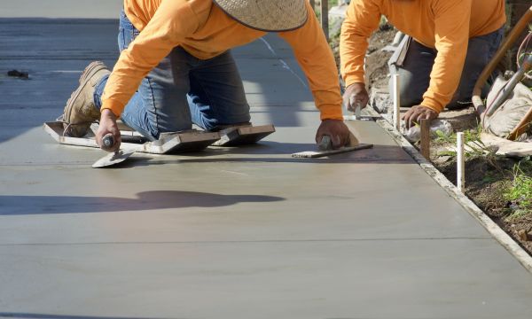 Cement Pad Construction in Merced