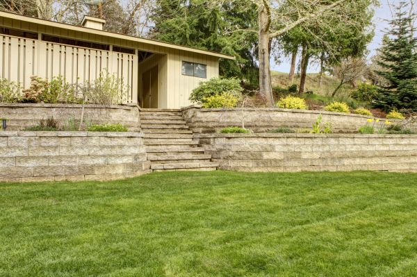Retaining Wall Construction in Merced