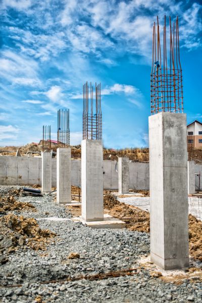Concrete Footer Pouring in Merced