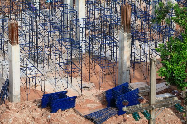 Concrete Pier Construction in Merced