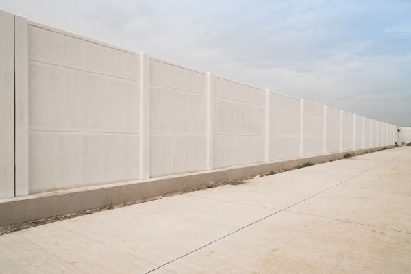 Concrete Fence Construction in Merced