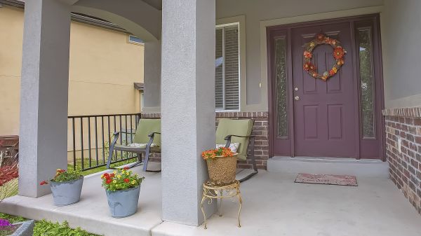 Porch Concrete Laying in Merced