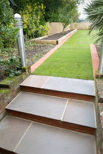 Backyard Steps Installation in Merced