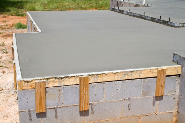 Concrete Slab Installation in Merced
