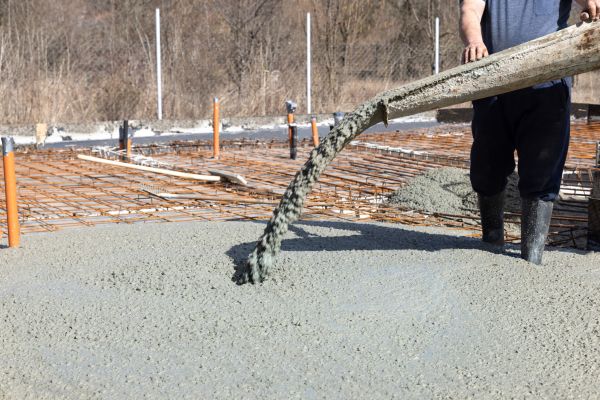 Pole Barn Slab Pouring in Merced