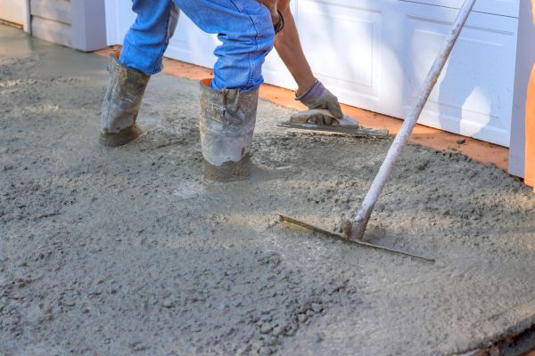 Driveway Slab Construction in Merced