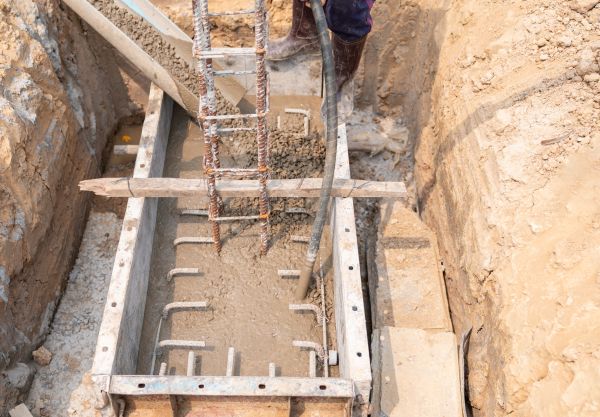 Cement Foundation Pouring in Merced