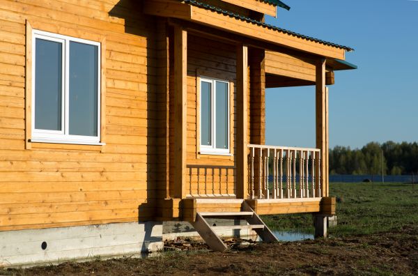 Cabin Footing Construction in Merced