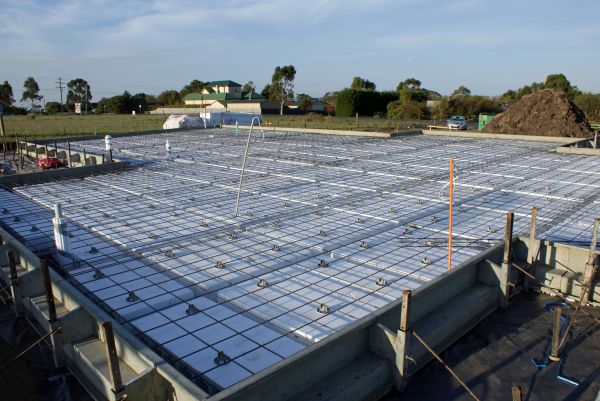 Barn Pad Construction in Merced
