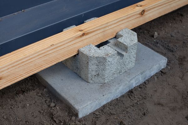 Deck Footing Construction in Merced