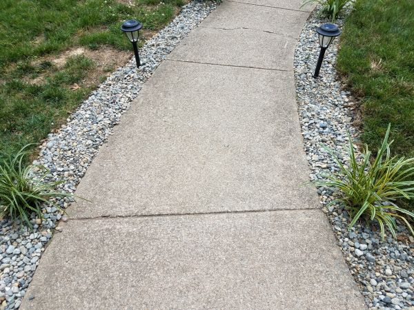 Cement Path Construction in Merced