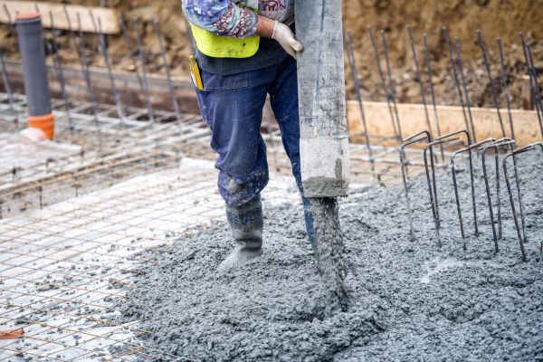 Cabin Foundation Pouring in Merced