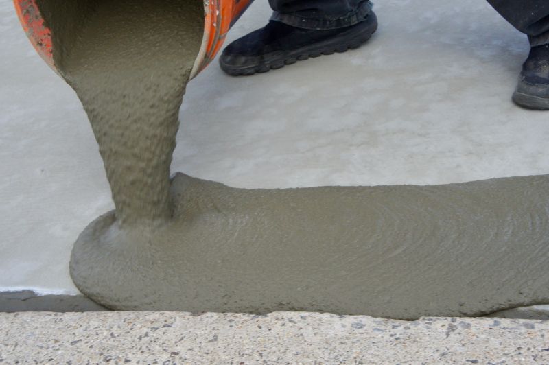 Concrete Pour During Optimal Conditions